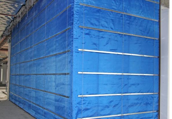 特級無機布折疊拉升防火卷簾門